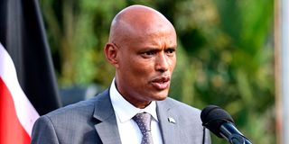 Director of the Directorate of Criminal Investigations Mohamed Amin