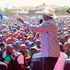 Azimio leader Raila Odinga addressing a rally at Jacaranda grounds in Nairobi County