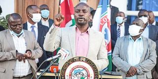 Bomet Governor Hillary Barchok