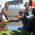 Samuel Imeta (left) and Ferdinand Omanyala