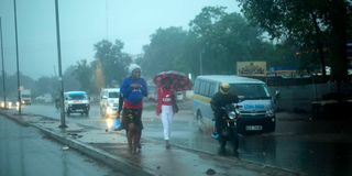 wet road