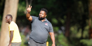 Kabras Sugar coach Carlos Katywa