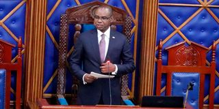 Senate Speaker Amason Kingi
