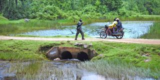 Arror Kimwarer dams: a bridge at River Talal in Keiyo-South, Elgeyo-Marakwet where Kimwarer Dam was supposed to be constructed