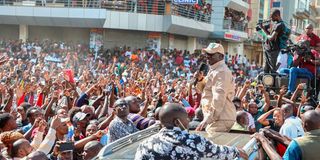Opposition leader Raila Odinga