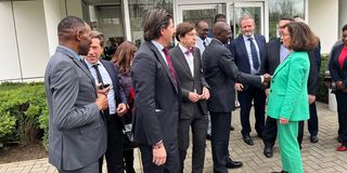 President William Ruto with Prof. Hala Audi, CEO Univercellis