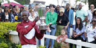 Jockey Charles Kimani