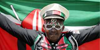 Fans follow action from the stands during the Absa Kip Keino Classic