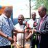 ICT Cabinet Secretary Eliud Owalo and Trade and Industrialisation Chief Administrative Secretary Evans Kidero