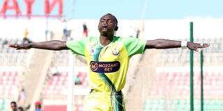 Kakamega Homeboyz forward Moses Shummah