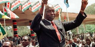 Former President Daniel arap Moi