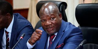 County of Governors Finance Committee chairperson Fernandes Barasa