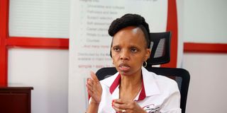 Kenya Universities and Colleges Central Placement Service boss Agnes Mercy Wahome