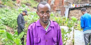 Moses Nyoike, Vision Bearerz youth group chairperson
