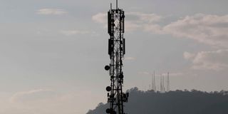 A telecommunication mast