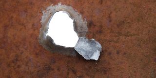 bullet hole