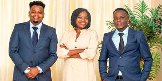 Isaac Wachira, Ivan Otieno and Josephine Adeti