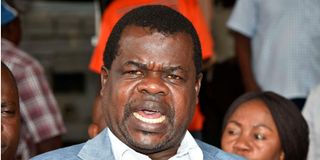 Busia Senator Okiya Omtatah.