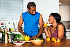 Cooking couple