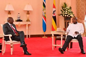 William Ruto and Yoweri Museveni