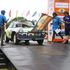 EASCR chairman Joey Ghose flags off the first car 
