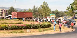 Accident scene