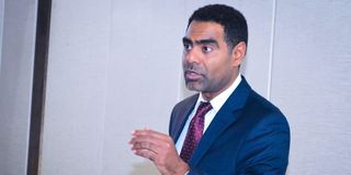FKF presidential aspirant Hussein Mohamed
