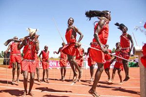 Maasai traditional dancers