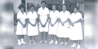 Team Kenya at the 1987 Gilbertson and Page golf tournament.