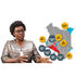 Controller of Budget Margaret Nyakang’o and a map of the best and worst counties to do business with.