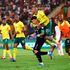 South Africa's Ronwen Williams and Khuliso Mudau 