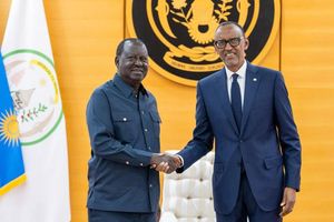 Paul Kagame and Raila Odinga