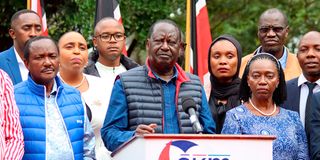 Raila Odinga, Kalonzo Musyoka, Martha Karua