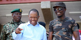 Ababu Namwamba and Charles Gacheru