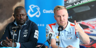 Finnish rally driver Esapekka Lappi