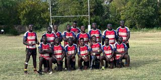 South Coast Pirates Rugby Club players