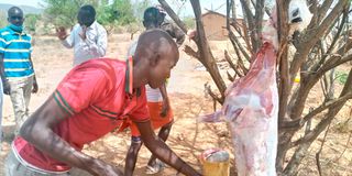Meat seller