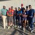 Kenya junior golf team with their coaches John Wangai (left), and John van Liefland 