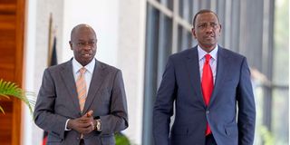 William Ruto and Rigathi Gachagua
