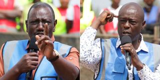 William Ruto and Rigathi Gachagua