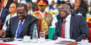 William Ruto and Rigathi Gachagua 