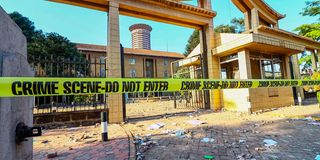 The Supreme Court of Kenya sealed off on June 26, 2024