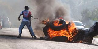 Anti-government protesters