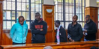 Five police officers from Gigiri police station court