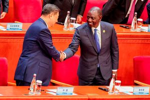 William Ruto and Xi Jinping
