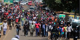Gachagua supporters