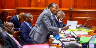 Lawyer Ndegwa Njiru in court