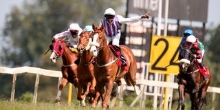 Jockey Paul Kiarie