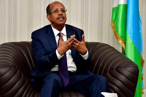 Djibouti Minister of Foreign Affairs and International Cooperation Mahmoud Ali Youssouf