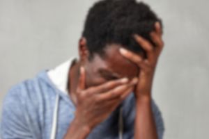 man troubled victim